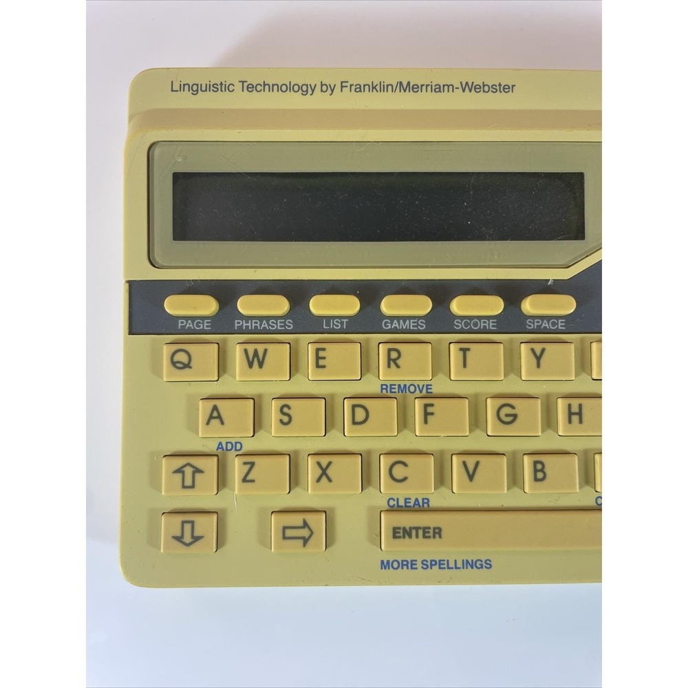 Vintage Electronic Franklin Elementary Spelling Ace Model ES-90 1989 TESTED - Picture 3 of 7